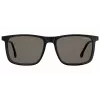 CARRERA Unisex Sonnenbrille 231-S-807-IR (55/18/145 mm) Schwarzer Acetatrahmen Grau Silber verspiegelte Gläser
