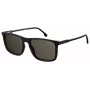 CARRERA Unisex Sonnenbrille 231-S-807-IR (55/18/145 mm) Schwarzer Acetatrahmen Grau Silber verspiegelte Gläser