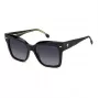 CARRERA Damen Rechteck-Sonnenbrille CARRERA3037S8 - Schwarzer Rahmen, graue Gläser, 54 mm