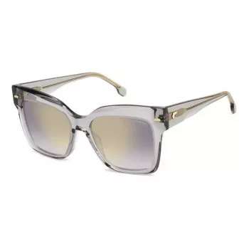 CARRERA Damen-Sonnenbrille CARRERA3037SK - Schwarzer Acetatrahmen, graue Verlaufsgläser, 54/17/140 mm