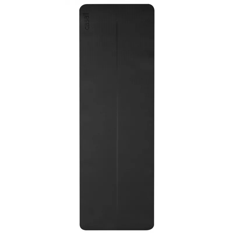 Casall 533019021 Yogamatte aus Naturkautschuk Schwarz 183x61x0,4 cm