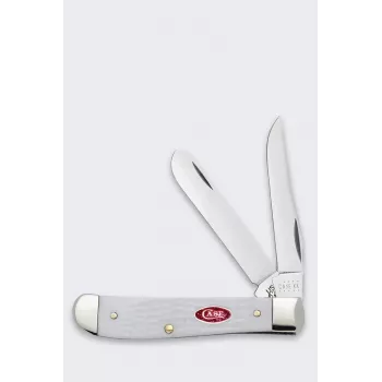 Case SparXX Mini Trapper Messer mit weißem synthetischem Griff und Tru-Sharp Edelstahlklingen