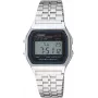 CASIO A-159WA-N1 Unisex Digital-Quarzuhr, 33 mm, Silber/Grau