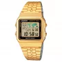 CASIO A500WGA-1 Herren-Digitaluhr 39mm Goldfarben Edelstahl