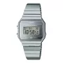CASIO A700WEV-7A Unisex Digitaluhr Silber Edelstahl 37,4 mm