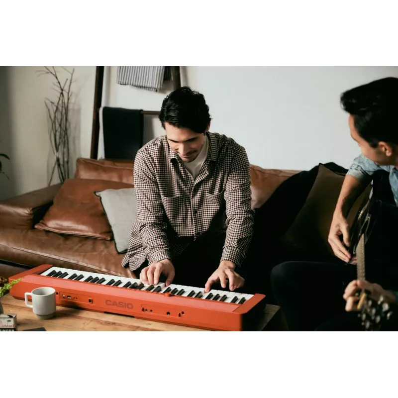 Casio CT-S1 61-Tasten Digital-Synthesizer Rot
