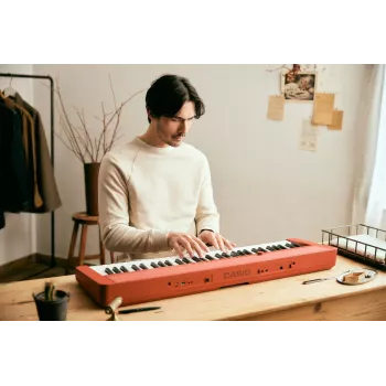 Casio CT-S1 61-Tasten Digital-Synthesizer Rot