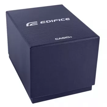 CASIO Edifice EFR-574D-2AVUEF Herren Analog Quarz Uhr, 42,3 mm, Blaues Zifferblatt, Edelstahl Armband
