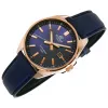 Casio Edifice EFV-150CL-2AVUEF Herrenuhr mit blauem Zifferblatt und braunem Lederarmband