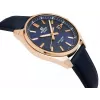 Casio Edifice EFV-150CL-2AVUEF Herrenuhr mit blauem Zifferblatt und braunem Lederarmband