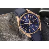 Casio Edifice EFV-150CL-2AVUEF Herrenuhr mit blauem Zifferblatt und braunem Lederarmband