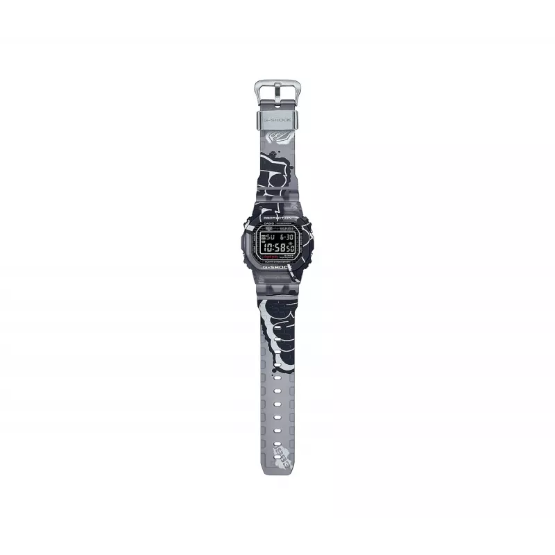CASIO G-SHOCK DW-5000SS-1ER Herren-Digitaluhr 42,8 mm Schwarz ionenplattierter Stahl