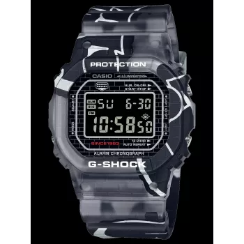 CASIO G-SHOCK DW-5000SS-1ER Herren-Digitaluhr 42,8 mm Schwarz ionenplattierter Stahl
