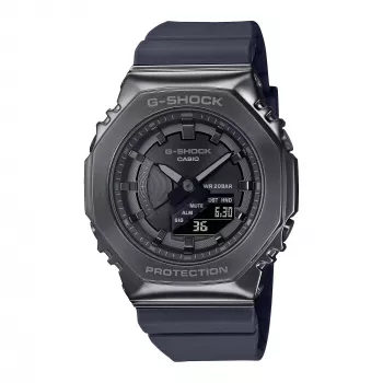 CASIO G-SHOCK GMS2100B8AER Damen Analog-Digital Uhr, 40,4 mm, graues Resinband