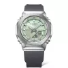 CASIO G-SHOCK Damen GM-S2110-3AER Analog-Digital Uhr 42,9mm Grün Resin/Edelstahl
