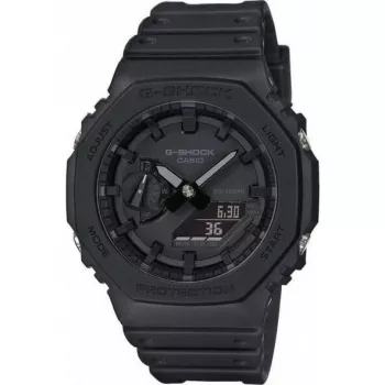 Casio GA-2100-1A1ER Uhr - Schwarzes Resin-Gehäuse, Quarzwerk, 200m Wasserdichtigkeit
