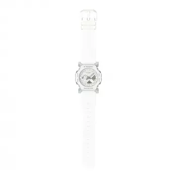CASIO GA-2300-7AER Damen Analog-Digital Uhr, 42,9 mm, weißes Resin