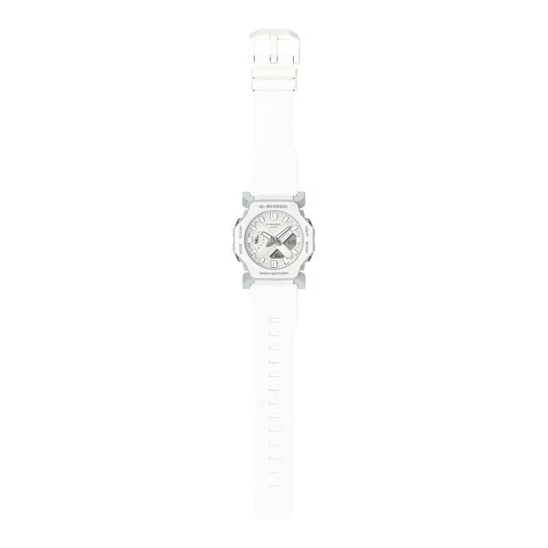 CASIO GA-2300-7AER Damen Analog-Digital Uhr, 42,9 mm, weißes Resin