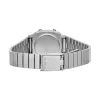 CASIO LA670WES-4AEF Damen-Digitaluhr - Roségold-Zifferblatt, silberfarbenes Gehäuse & Armband, 24 mm