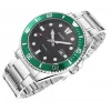 Casio MDV-107D-3AVEF Herren Analog Quarzuhr mit grünem Zifferblatt und Edelstahlarmband, 200m Wasserdichtigkeit