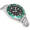 Casio MDV-107D-3AVEF Herren Analog Quarzuhr mit grünem Zifferblatt und Edelstahlarmband, 200m Wasserdichtigkeit
