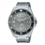 CASIO MDV107D8AVDF Herren Analog Quarzuhr, 49,5mm Edelstahl, Schwarzes Zifferblatt