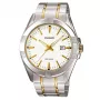 CASIO Herren Analog-Quarzuhr MTP-1308SG-7A Edelstahl Zweifarbig 43,5mm
