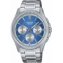 Casio Herren Analog Quarz Uhr MTP1375PD2A2V Blaues Zifferblatt Edelstahl 43,8 mm
