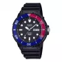 CASIO MRW-230H-1E2 Herren Analog Quarzuhr mit Resinband, 47,9 mm Gehäuse, schwarzes Zifferblatt, 100 m Wasserdichtigkeit