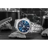Casio MTP-1314D-2AVEF Herren Analog Quarzuhr, Blaues Zifferblatt, Edelstahlband, 50m Wasserdichtigkeit