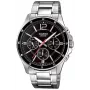 Casio MTP-1374D-1AV Herren Analog Quarzuhr Edelstahl 43,5 mm