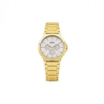 CASIO MTP-V300G-9AUDF Herren Analog Quarzuhr, Gold ionenplattiertes Edelstahl, 41,5 mm