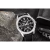 CASIO MTP1375L1AVDF Herren Analog Quarzuhr mit Lederarmband, schwarzes Zifferblatt, 42 mm
