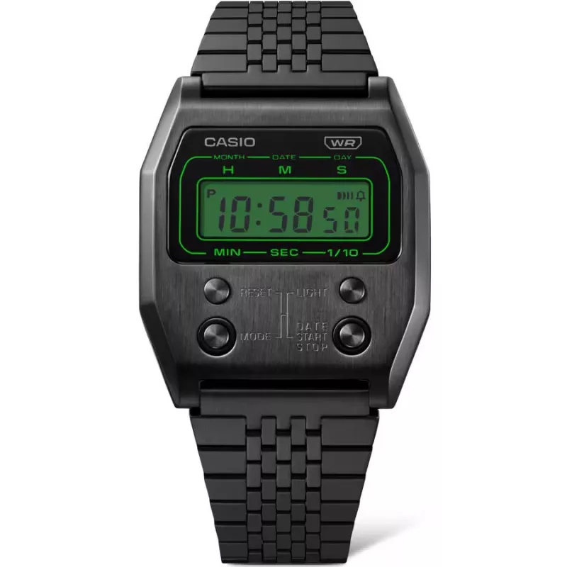 CASIO Damen A1100B-1EF Digitaluhr Edelstahl 35mm