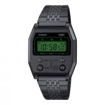 CASIO Damen A1100B-1EF Digitaluhr Edelstahl 35mm