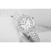 CASIO Damen Analog Quarzuhr LTP-1128A-7B 33mm Silbernes Zifferblatt Edelstahl