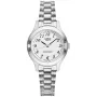 CASIO Damen Analog Quarzuhr LTP-1128A-7B 33mm Silbernes Zifferblatt Edelstahl