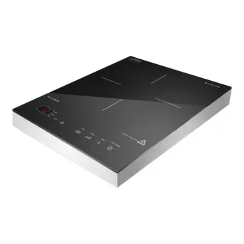 CASO 02225 Freistehendes Tischkochfeld Induktion Einzelzone Sensor-Touch Aluminium