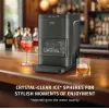 CASO IceBall Pro Automatischer Eisballbereiter – 130 W, 1,3 l, Matt Schwarz