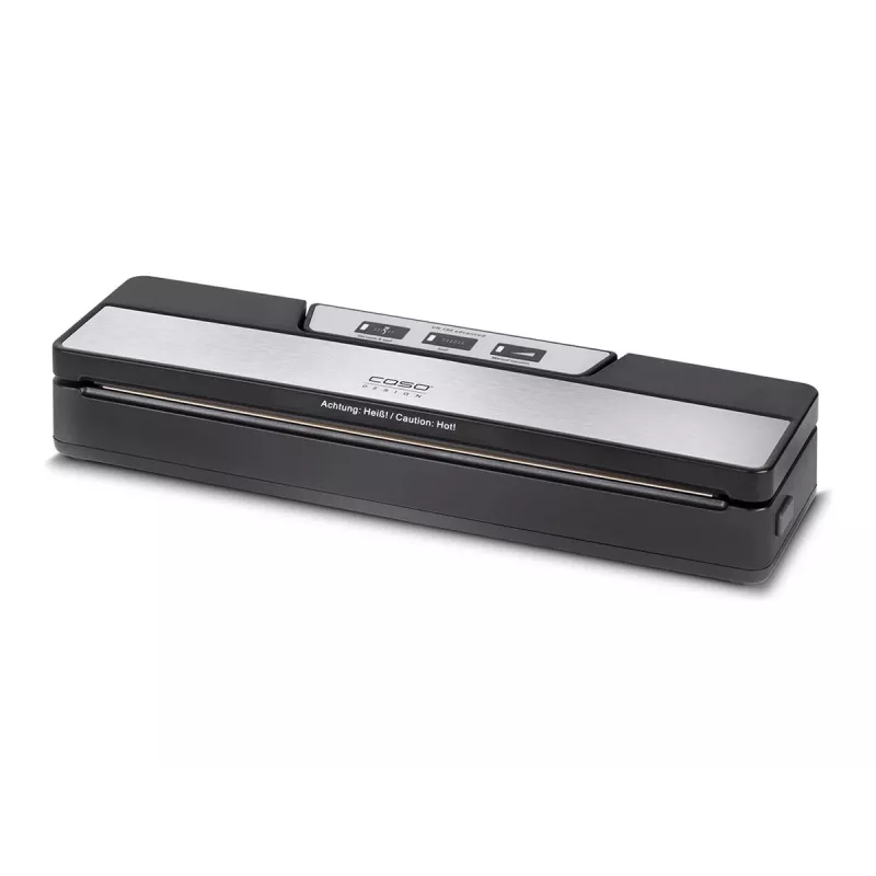 CASO VR 190 Advanced Bar Vakuumierer – 100 W, Temperaturregelung, Doppelnaht, Schwarz