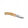 Casström Lars Fält Lock Back Klappmesser, Maserbirkengriff, Karbonstahlklinge