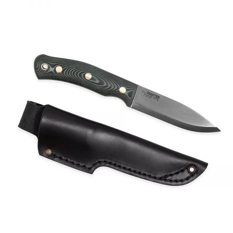 Casström No.10 SFK Green Micarta Sleipner Messer