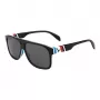 CEBE CBCHIC1 Herren-Sportsonnenbrille im Rechteckdesign - Matt schwarzer Rahmen, graue Polycarbonat-Gläser, Kategorie 3 (58/18/140 mm)
