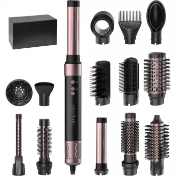 Cecotec Bamba CeramicCare 14-in-1 AirGlam Hot Air Multi-Styler Schwarz