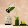 Cecotec Mixer Power Black Titanium RetroGreen, 1200 W, 1,5 L Glasbehälter, Grün