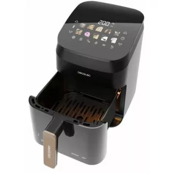 Cecotec Cecofry&Grill Smokin' 4500 Air Fryer mit Grill & Smoker, 4,5 L, 1700 W, Schwarz
