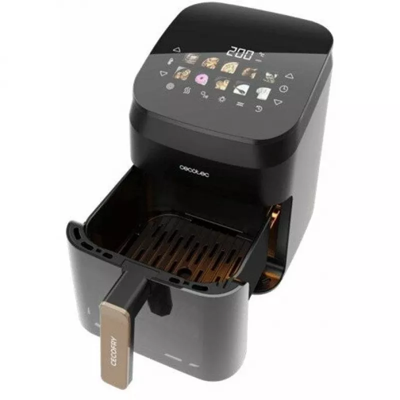 Cecotec Cecofry&Grill Smokin' 4500 Air Fryer mit Grill & Smoker, 4,5 L, 1700 W, Schwarz