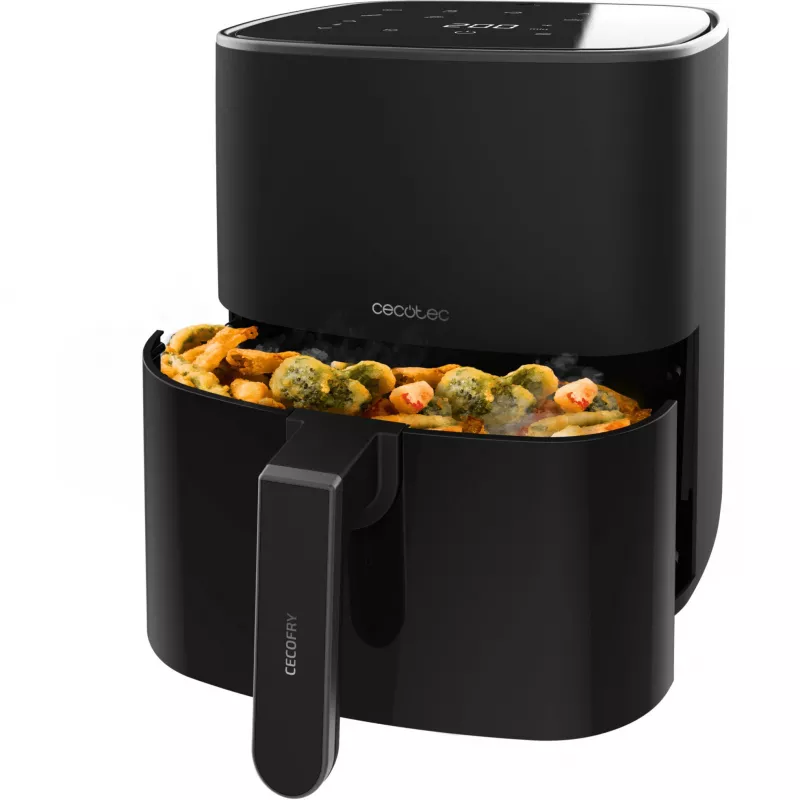 CECOTEC Cecofry Fantastik 5500 Heißluftfritteuse, 5,5L, 1500W, Schwarz