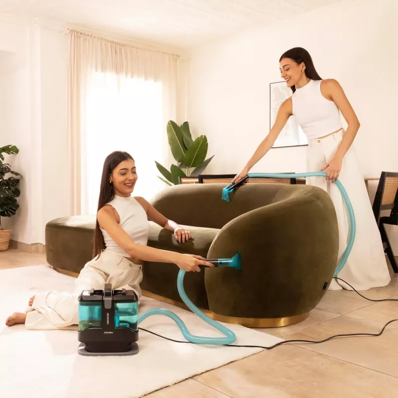 Cecotec Conga 3000 Carpet & Spot Clean Max Polsterreiniger, 450 W, 10 kPa Saugkraft, 1,2 L Frischwassertank