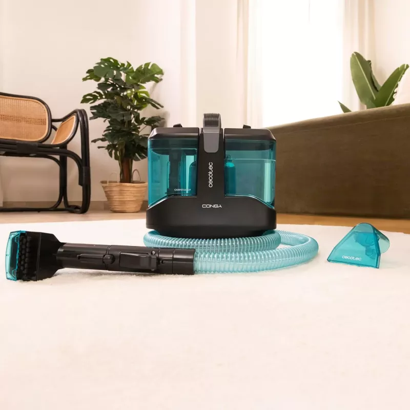 Cecotec Conga 3000 Carpet & Spot Clean Max Polsterreiniger, 450 W, 10 kPa Saugkraft, 1,2 L Frischwassertank